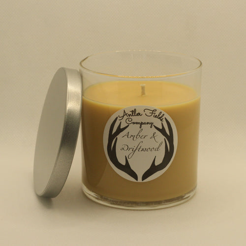 Amber & Driftwood Soy Candle